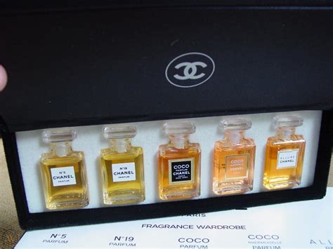 chanel perfume miniature boxed set|chanel perfume mademoiselle set.